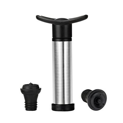 China Stocked Wine Saver Vacuum Pump Canner with 4 Wine Bottle Stoppers for Home Hotel Bar Food Grade Silicone Wine Vacuum Stopper Set for sale