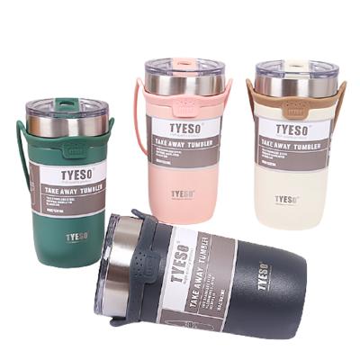 China 2021 Large Capacity 500ml Stainless Steel Thermos Cups Stainless Steel Coffee Cup Car Viable Hot Selling Mug for sale