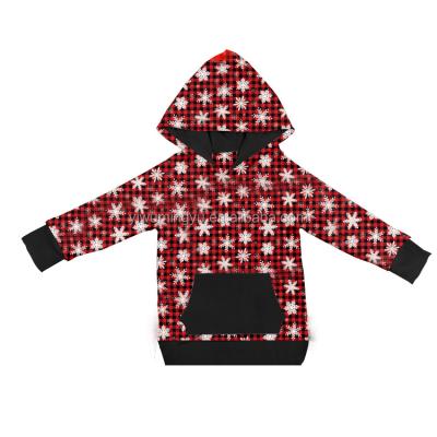 China High Quality Winter Children's Raincoat Christmas Printing Hoodies Logo Kids Sweatshirts Custom Made For Children Hoody for sale