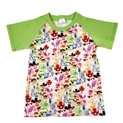 China Cartoon Boys Summer Anti-Shrink Short Sleeve Children's T-shirt Children's Casual Top Kids Costume for sale