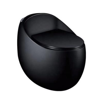 China Siphonic Modern One Piece Water-saving Design Elegant Hidden Cistern Egg Toilet for Southeast Asian Market for sale