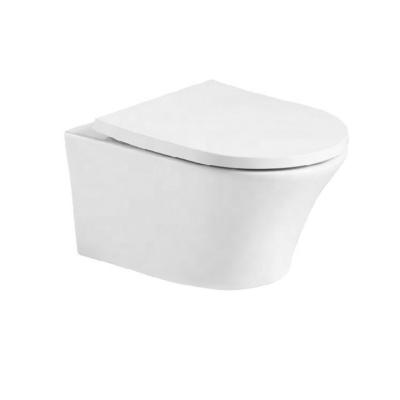 China Double-flow Chaozhou Ceramic Cheap Wall Hung Wc Bathroom Sanitary Ware Ceramic Toilet for sale