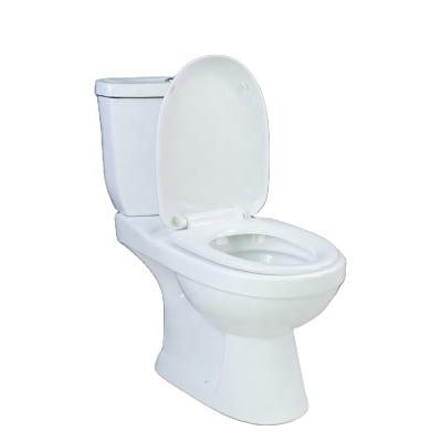 China Best Western Ceramic Tank Price Sanitary Ware Concealed Two-Piece Wc Toilet Washdown P-trap/S-trap Two Piece Toilet for sale