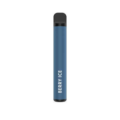 중국 2.4mL 파란색 일회용 Vape 펜 베리 아이스 E Cigs 14mm 500 퍼프 판매용