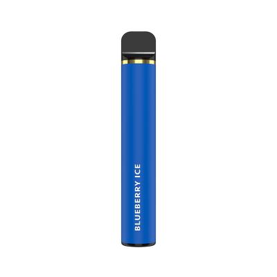 중국 6.0ml 1200mAh 블루베리 얼음 일회용 포드 전자 담배 19mm 스테인리스 스틸 판매용