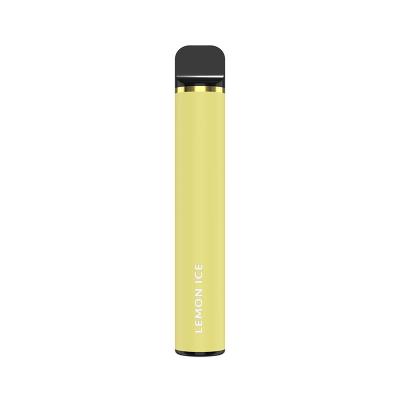 中国 黄色い1500のパフ レモン氷の使い捨て可能なポッド装置Vape 1200mAh 販売のため