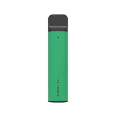 China Aluminum Tube 850mAh Disposable Vape Pod Device Lush Ice Favor for sale