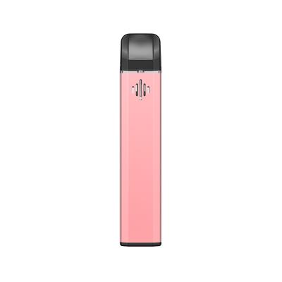 China 2.0ml CBD flacher Wegwerfvape Pen Pod 300Puffs Rose Gold zu verkaufen