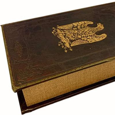 China Europe Vintage Decorative Book Shaped Trinket Storage Box for sale