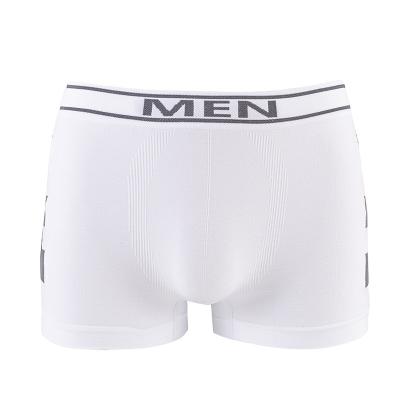 China Custom Logo Anti-Wrinkle Custom Logo Soft Slim Fit Men's Boxer Brief Underwear Custom for sale