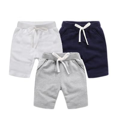 China Wholesale Custom Toddler Boy's Shorts 100% Cotton Anti-pilling Factory Cotton Shorts Child Solid Color for sale