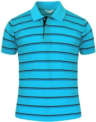 China Custom Logo Pique Anti-pilling Short Sleeve Mens Polo T Shirts Cotton With Stripes for sale