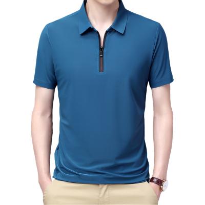 China Wholesale Soft Casual Anti-pilling Short Sleeve Men's Knitted Luxury Mens Polo Shirt With Logo Fitness for sale