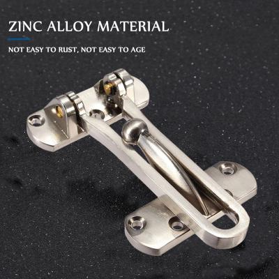 China Family Door Latch Lock Door Chain Clasp Security Door Latch Zinc Alloy Anti-theft Lock for sale