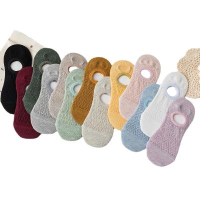 China Women Invisible Cute Comfortable QUICK DRY Spring Summer Solid Color Ultra-thin Low Cut Socks And Socks for sale