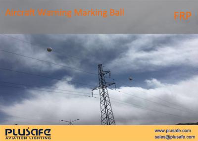 China FAA Fiber Reinforced Plastic Power Line Aerial Marker Balls No Coating Fading for sale