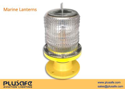 China Aluminum Base Marine Navigation Light Lantern 32cd Red Flashing for sale