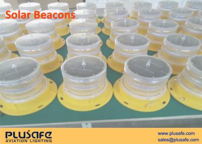 China Obstruction Beacon Warning Light Round Base Plastic for Hazardous Identification for sale