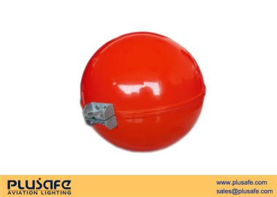 China FRP Aircraft Warning Sphere Night Visual Aids Colorfast Polished 10 Years for sale