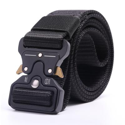 China Alloy Running Outer Buckle Nylon Survival Accept Customize Army Lightweight Mens Belt Cloth Belts Tactical Belts for sale