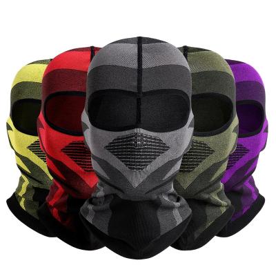 China Windproof Ski Cycling Biker Wicking Hood Hat Men Face Mask Balaclava Full Face Protection Mask Motorcycle Motocross Moisture Head Face Motocross for sale