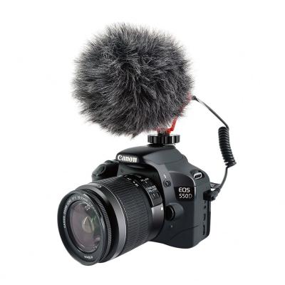 China 2020 ACEMIC Mini Camera Microphone Windproof Condenser Microphone Shotgun MIC for Cameras for sale