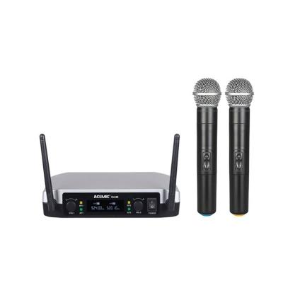 China ACEMIC EU-90 Microphone Price Dual Channels Handheld Professional Professional Wireless Microphone for sale