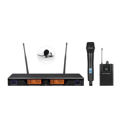 China EX-220 Wireless UHF Handheld Microphone For Stage And Karaoke Long Range 200 Meters for sale