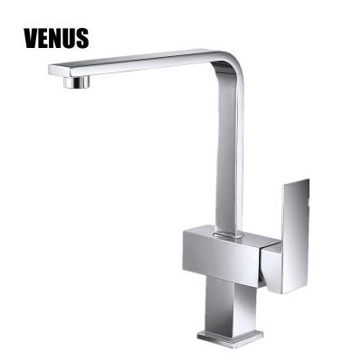 China Sense Faucets Deck Mounted Hidden Single Handle UPC Single Handle Kitchen Faucet for sale