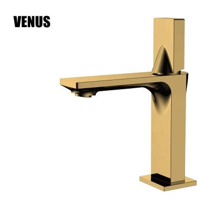 China Metered Faucets Large Basin Faucet Mixer Tap 3 Hole Bath Mixer Fittings Tap Deck Mounted Brass Faucet Tap for sale