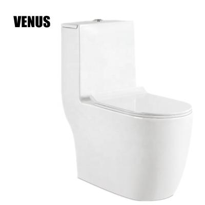 China Automatic Operation Ceramic Washdown One Piece Toilet For Bathroom for sale