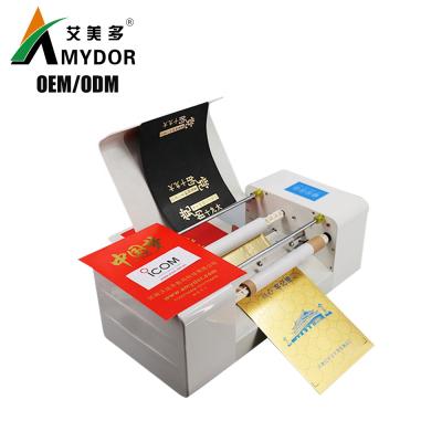 China Foil Materials Amydor AMD360C Gold Foil Printing Machine Foil Stamping Machine Digital Hot Foil Printer For Wedding Invitation Card for sale