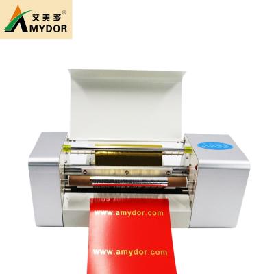 China Home Use AMD360B Saving Foil And Memory Functions Digital Foil Stamping Machine For Card PVC Leather for sale