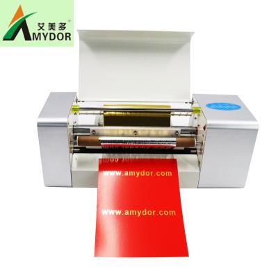 China Hot Foil Printer Amydor 360B Hotels Digital Hot Stamping Machine Amydor AMD360B For Morocco Paper for sale