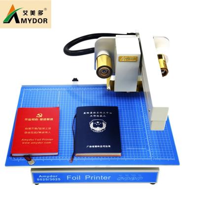 China Hot Hotels Digital Foil Printer Foil Printer Machine A4 Size AMD3025 For Notebook Cover for sale