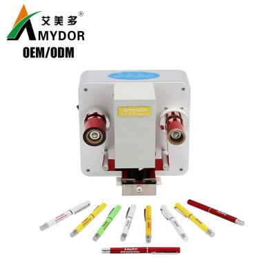 China Printing Shops Amydor Digital Hot Foil Stamping Cylinder Printer Machine For Plastic Pens Advertising Printing for sale