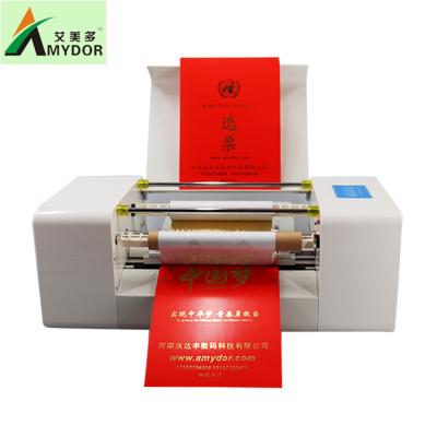 China Hotels Amydor AMD360D A3 size digital gold foil printing machine/hot foil stamping machine/foil printer for wedding invitation card for sale