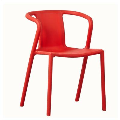 China Modern Wholesale Cheap Plastic Furniture Leisure Armrest Outdoor Garden Chair for sale