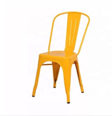 China Knocked Down Modern Banquet Retro Chair Metal Bar Chair Stool Tolics Manufacture Bistros Dining Chair for sale