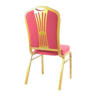 China Modern Wholesale Cheap Price Banquet Chair Rental Steel Banquet Hall Chair for sale