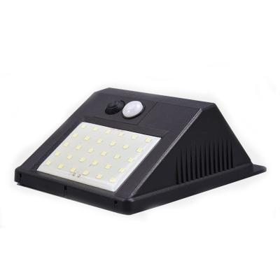 China water proof security solar sensor wall light side lamp,ip65 waterproof outdoor garden led solar wall light pir 100 lumen for sale