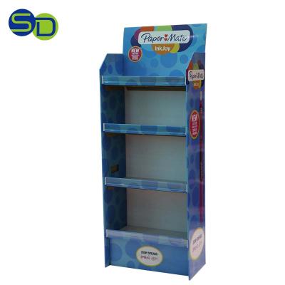 China Floor Display Stand Paper Unit For Fender / Custom Cardboard Display Stand From China Factory for sale