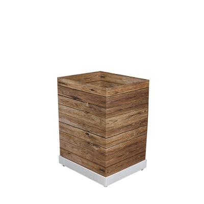 China Eco-friendly Custom Design Recyclable Supermarket Food And Vegetable Display Bins Cardboard Quarter Pallet Display for sale