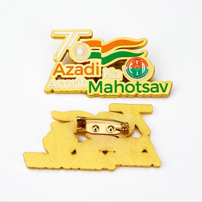 China Europe Manufacture Custom Hip Hop Metal Enamel Pin Rainbow Enamel Pin Printing Process UV Gold Plated for sale