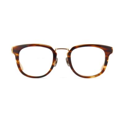 China From YC009 2019 Simple Design Titanic Optical Glass Metal Eyeglass Lightweight Soft Light Frame Italy Wholesale for sale