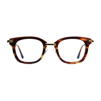 China From YC011 2019 Simple Design Titanic Optical Glass Metal Eyeglass Lightweight Soft Light Frame Italy Wholesale for sale