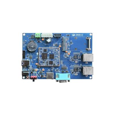 China LS1012A Ubuntu Development Board with Dual Ethernet and Built-in USB3.0, SATA, PCIe, UART 45*40mm for sale