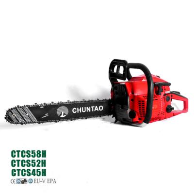 China factory supply 2-Stroke Heavy Duty Chainsaw 5200 China Powered 52CC Gasoline Chainsaw Machine For Tree Cutting for sale