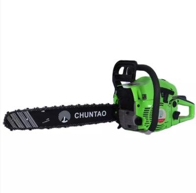 China 2-Stroke Easy To Use Garden Chainsaw Tools 45CC 2-Stroke 3/8 Saw Wood Cutter Gasoline Portable Chainsaw for sale