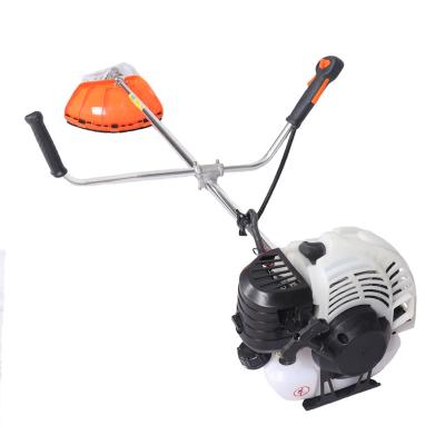 China New Design 2-Stroke Power Engine 52CC Shoulder Type Gasoline Grass Cutter Blade Trimmer Brush Cutter For Farmer for sale